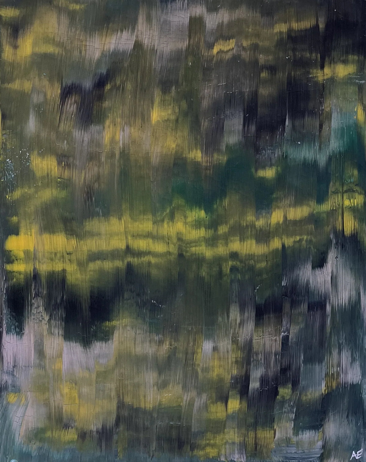 No. 186, acrylic on canvas, 40 × 50 cm, 2025, by Nael Abdelal