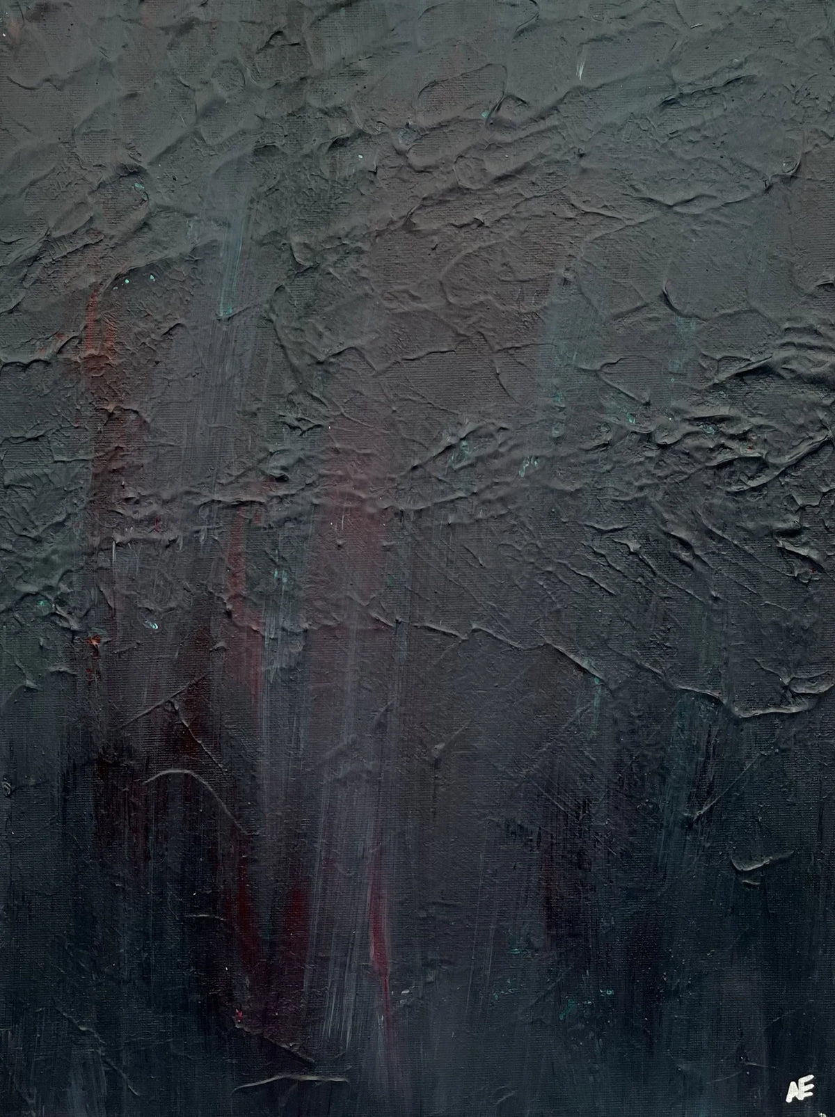 No. 131, acrylic on canvas, 30 × 40 cm, 2024, by Nael Abdelal