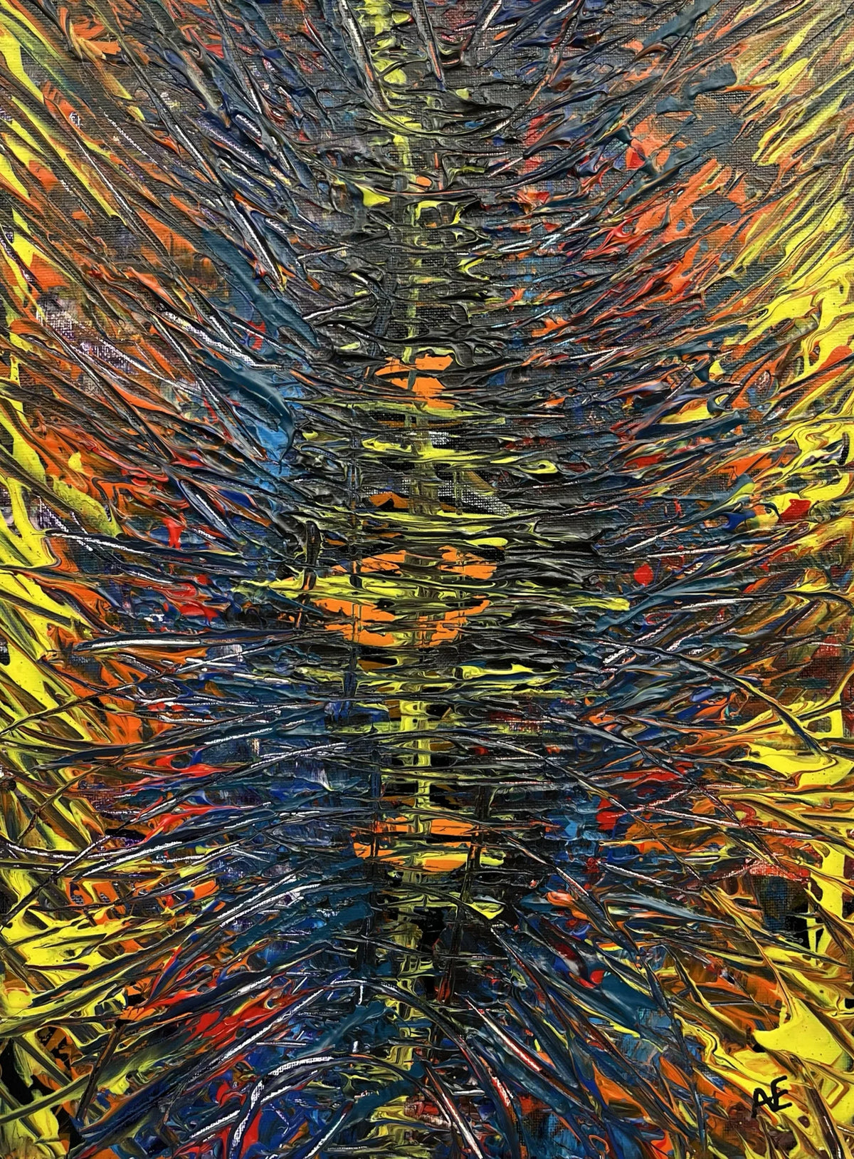 Come Here, acrylic on canvas, 30 × 40 cm, 2024, by Nael Abdelal