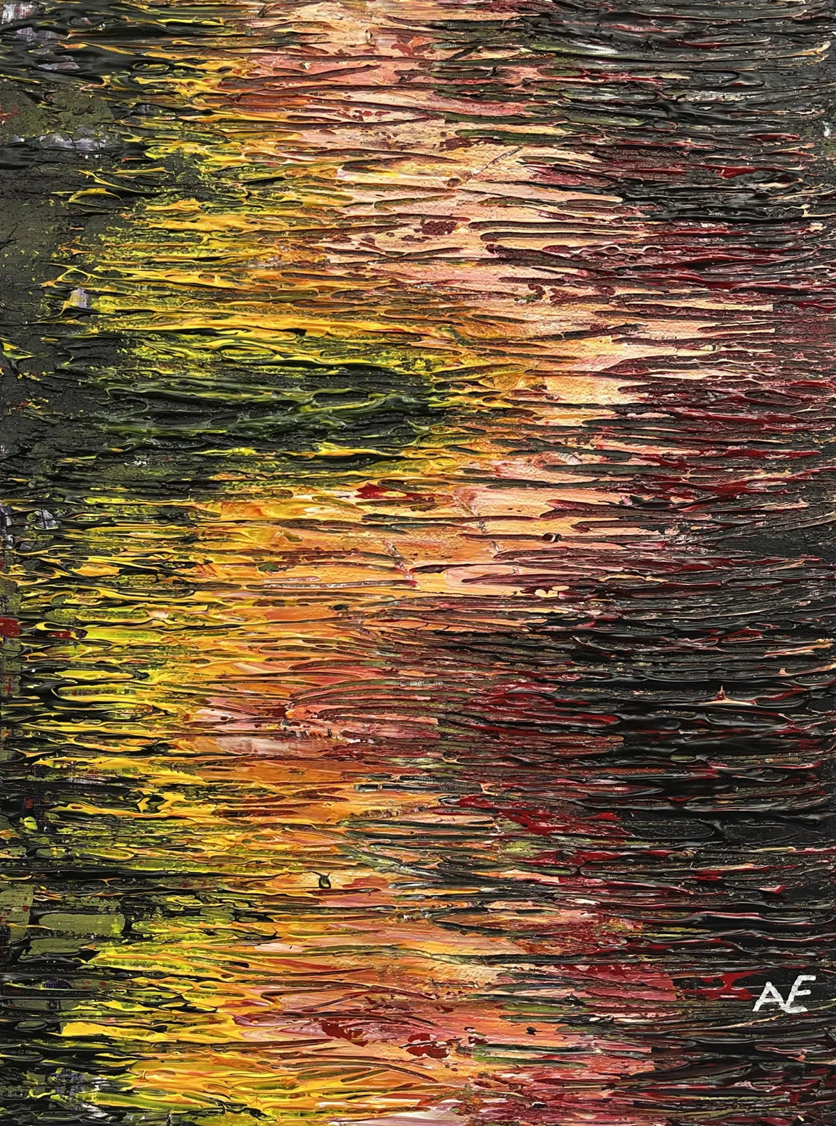 Facade, acrylic on canvas, 30 × 40 cm, 2024, by Nael Abdelal