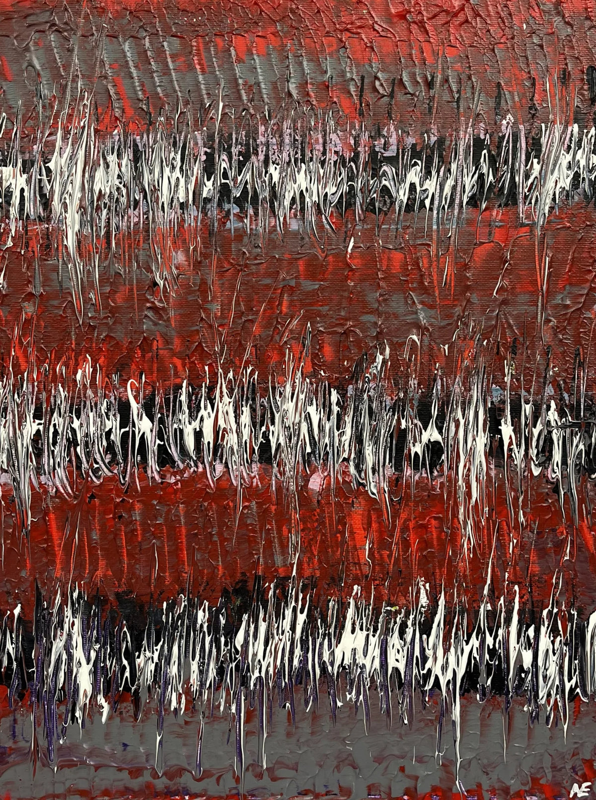 Oscillator, acrylic on canvas, 30 × 40 cm, 2024, by Nael Abdelal