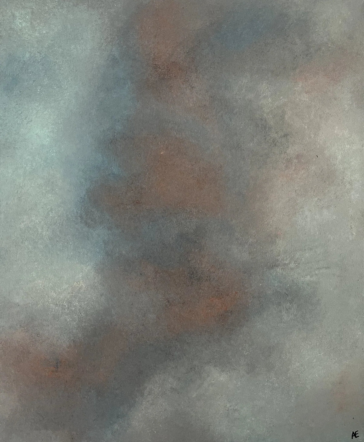 No. 223, acrylic on canvas, 50 × 60 cm, 2025, by Nael Abdelal