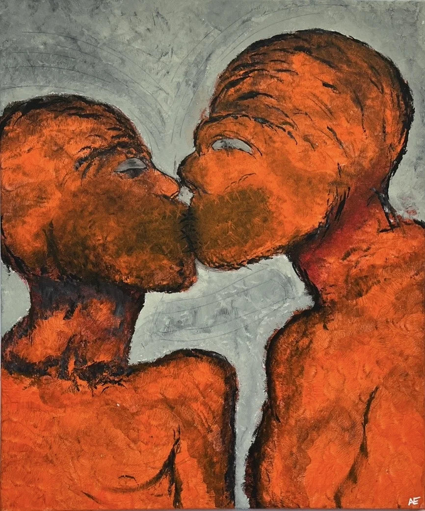 No. 192, acrylic on canvas, 50 × 60 cm, 2025, by Nael Abdelal