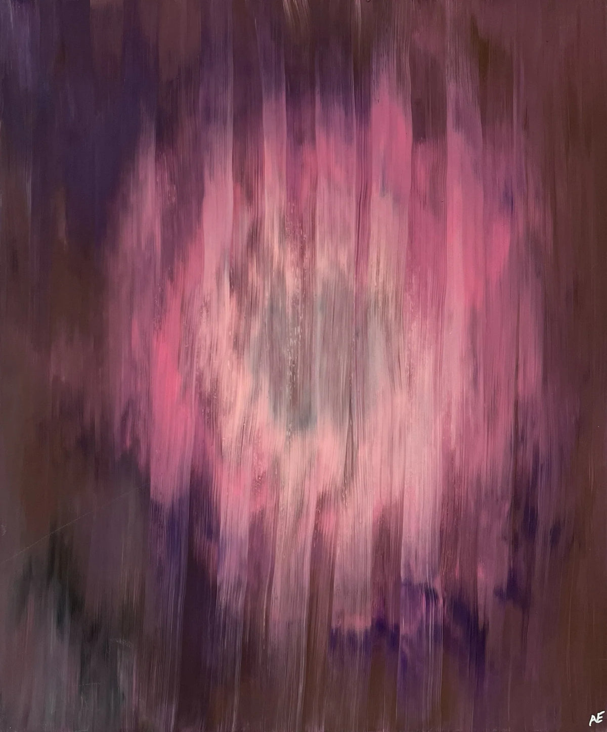 Blurred, acrylic on canvas, 50 × 60 cm, 2025, by Nael Abdelal