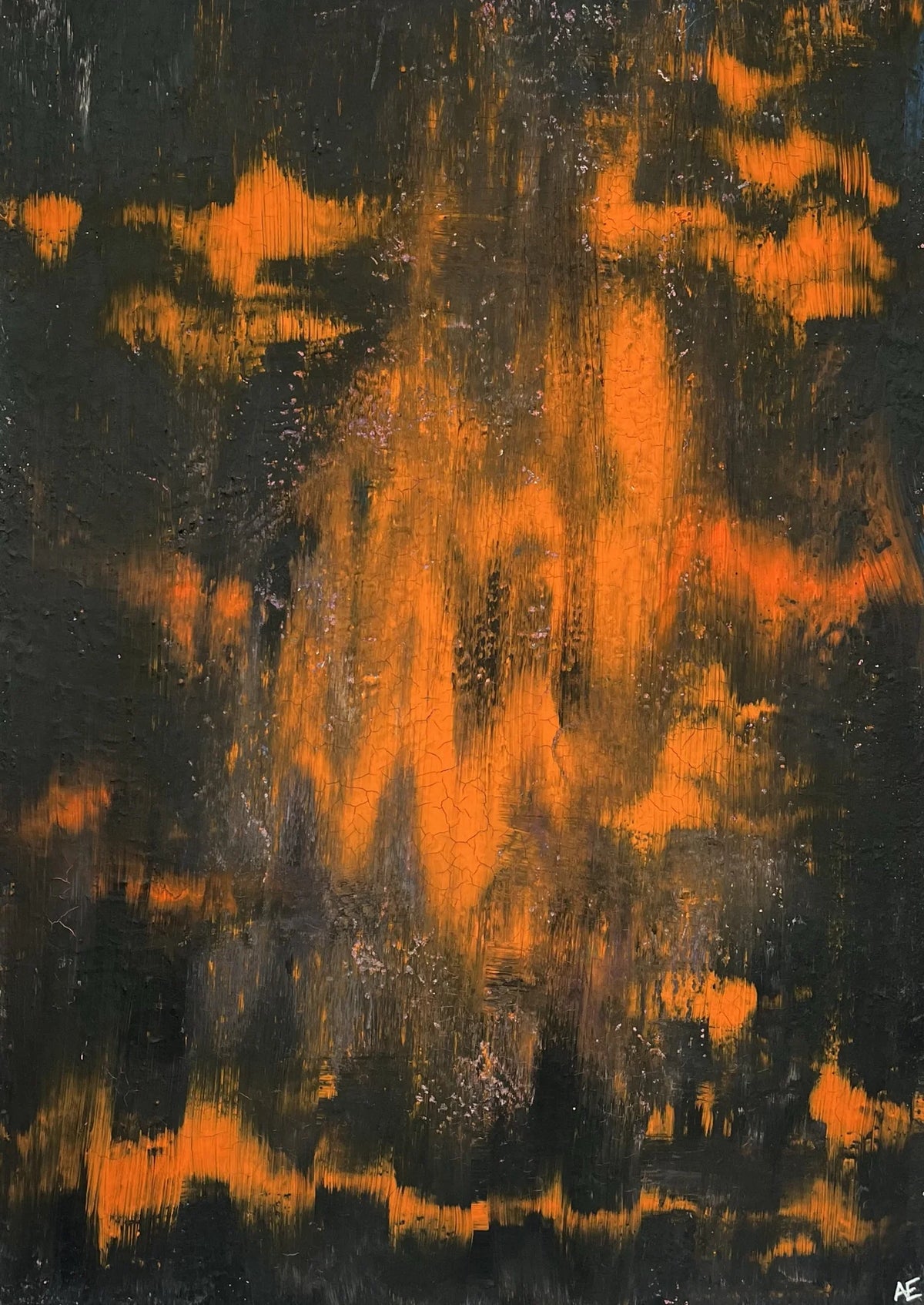 No. 246, acrylic on canvas, 50 × 70 cm, 2024, by Nael Abdelal