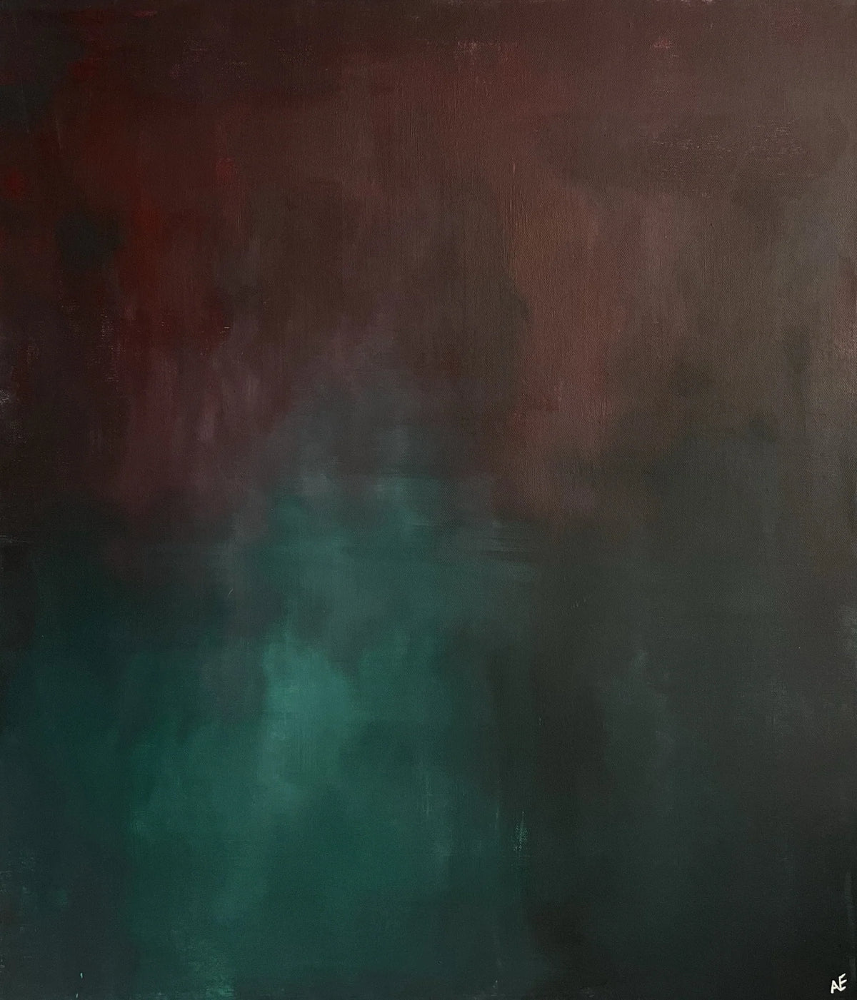 No. 277, acrylic on canvas, 60 × 70 cm, 2026, by Nael Abdelal