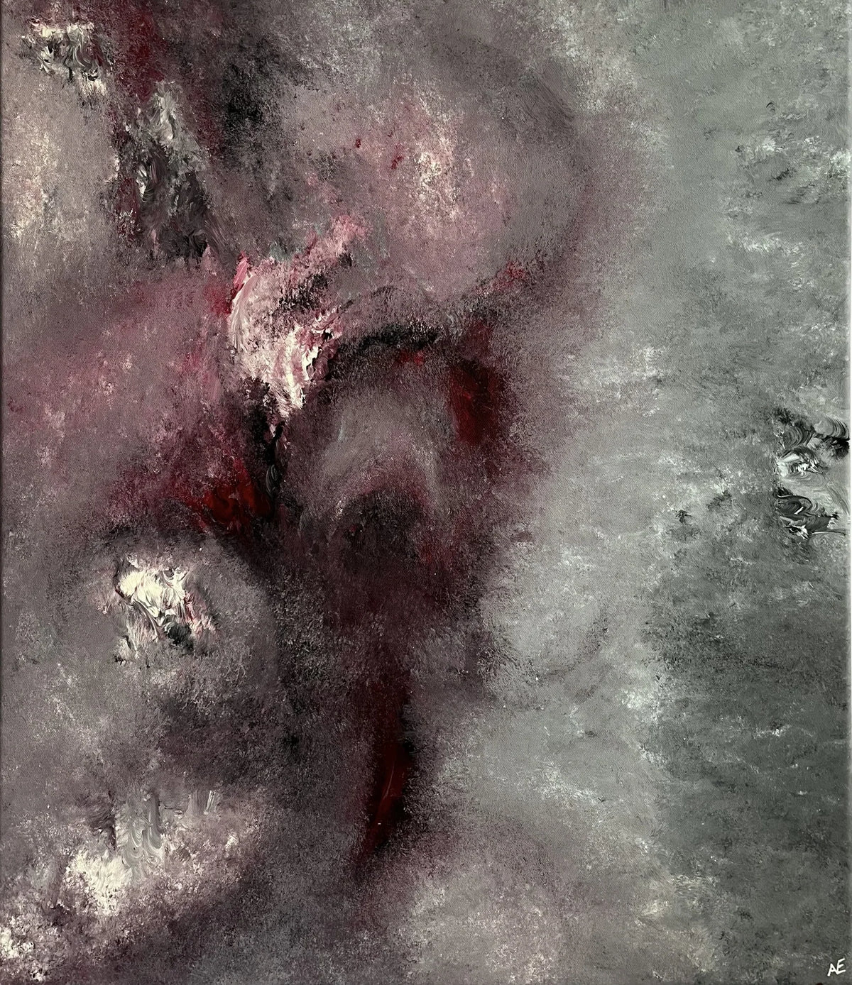 No. 270, acrylic on canvas, 60 × 70 cm, 2026, by Nael Abdelal