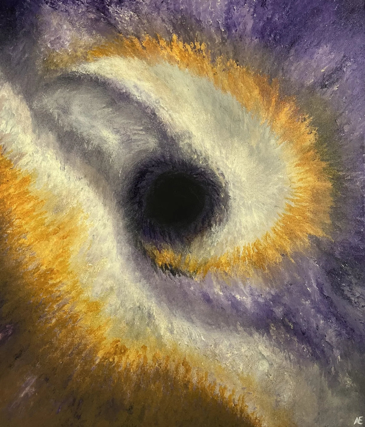 No. 274, acrylic on canvas, 60 × 70 cm, 2026, by Nael Abdelal